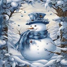 Load image into Gallery viewer, Diamond Painting - Full Round - Christmas snowman (30*40CM)
