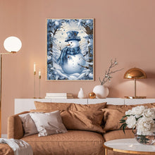 Load image into Gallery viewer, Diamond Painting - Full Round - Christmas snowman (30*40CM)
