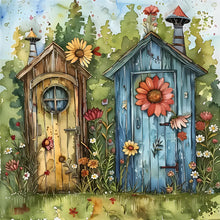 Load image into Gallery viewer, Diamond Painting - Full Round - Cartoon house (40*40CM)
