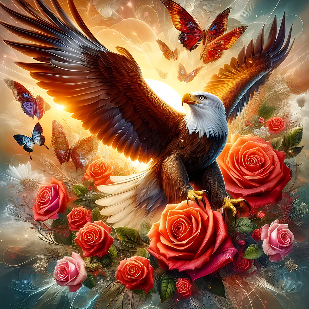 Diamond Painting - Full Round - Eagle (40*40CM)