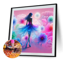 Load image into Gallery viewer, Diamond Painting - Full Round - Dream cloud flower skirt girl (40*40CM)
