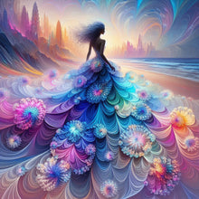 Load image into Gallery viewer, Diamond Painting - Full Round - Dream mandala skirt girl (40*40CM)
