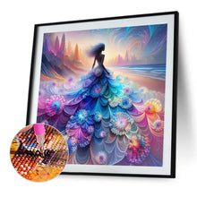 Load image into Gallery viewer, Diamond Painting - Full Round - Dream mandala skirt girl (40*40CM)
