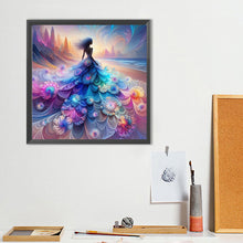 Load image into Gallery viewer, Diamond Painting - Full Round - Dream mandala skirt girl (40*40CM)
