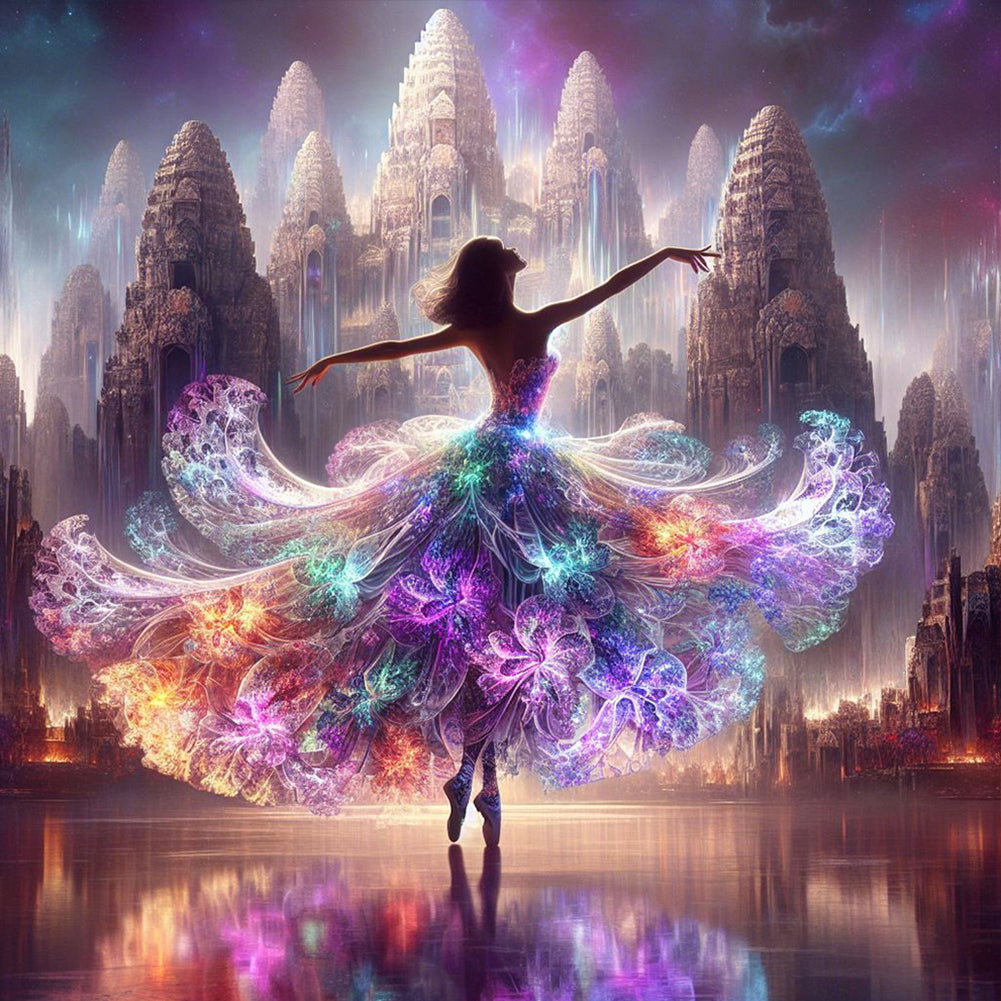 Diamond Painting - Full Round - Dream skirt ballet girl (40*40CM)