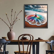 Load image into Gallery viewer, Diamond Painting - Full Round - Dream Girl with colorful wave skirt (40*40CM)
