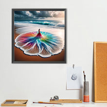 Load image into Gallery viewer, Diamond Painting - Full Round - Dream Girl with colorful wave skirt (40*40CM)
