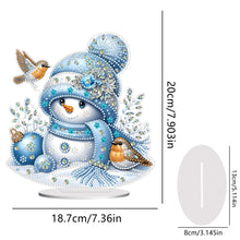 Load image into Gallery viewer, Christmas Snowman Diamond Painting Desktop Ornaments Kit Bedroom Table Decor
