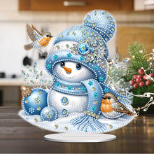 Load image into Gallery viewer, Christmas Snowman Diamond Painting Desktop Ornaments Kit Bedroom Table Decor
