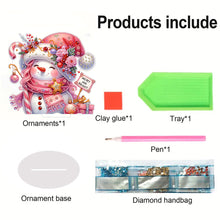 Load image into Gallery viewer, Christmas Snowman Diamond Painting Desktop Ornaments Kit Bedroom Table Decor
