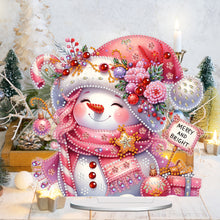Load image into Gallery viewer, Christmas Snowman Diamond Painting Desktop Ornaments Kit Bedroom Table Decor
