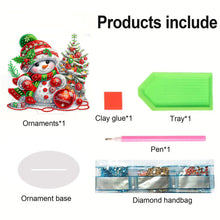 Load image into Gallery viewer, Christmas Snowman Diamond Painting Desktop Ornaments Kit Bedroom Table Decor
