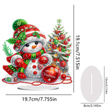 Load image into Gallery viewer, Christmas Snowman Diamond Painting Desktop Ornaments Kit Bedroom Table Decor
