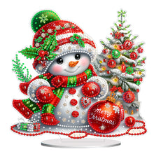 Load image into Gallery viewer, Christmas Snowman Diamond Painting Desktop Ornaments Kit Bedroom Table Decor
