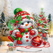Load image into Gallery viewer, Christmas Snowman Diamond Painting Desktop Ornaments Kit Bedroom Table Decor
