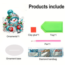 Load image into Gallery viewer, Christmas Snowman Diamond Painting Desktop Ornaments Kit Bedroom Table Decor
