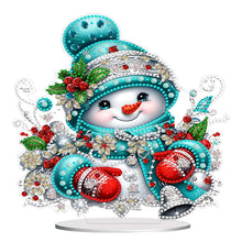 Load image into Gallery viewer, Christmas Snowman Diamond Painting Desktop Ornaments Kit Bedroom Table Decor
