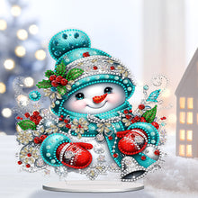 Load image into Gallery viewer, Christmas Snowman Diamond Painting Desktop Ornaments Kit Bedroom Table Decor
