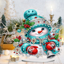 Load image into Gallery viewer, Christmas Snowman Diamond Painting Desktop Ornaments Kit Bedroom Table Decor
