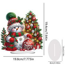 Load image into Gallery viewer, Christmas Snowman Diamond Painting Desktop Ornaments Kit Bedroom Table Decor
