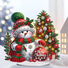 Load image into Gallery viewer, Christmas Snowman Diamond Painting Desktop Ornaments Kit Bedroom Table Decor
