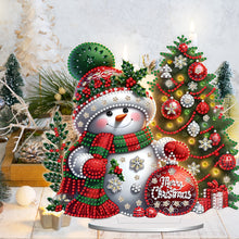 Load image into Gallery viewer, Christmas Snowman Diamond Painting Desktop Ornaments Kit Bedroom Table Decor
