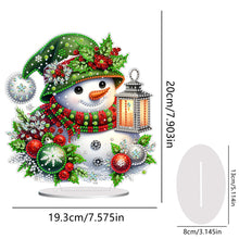Load image into Gallery viewer, Christmas Snowman Diamond Painting Desktop Ornaments Kit Bedroom Table Decor
