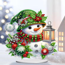 Load image into Gallery viewer, Christmas Snowman Diamond Painting Desktop Ornaments Kit Bedroom Table Decor
