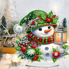 Load image into Gallery viewer, Christmas Snowman Diamond Painting Desktop Ornaments Kit Bedroom Table Decor
