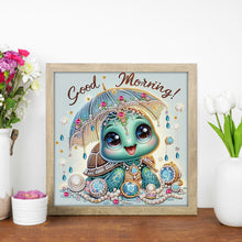 Load image into Gallery viewer, Diamond Painting - Partial Special Shaped - Sea turtle (30*30CM)

