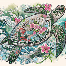 Load image into Gallery viewer, Diamond Painting - Partial Special Shaped - Sea turtle (30*30CM)
