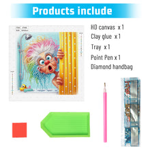 Load image into Gallery viewer, Diamond Painting - Partial Special Shaped - Cute old lady (30*30CM)
