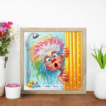 Load image into Gallery viewer, Diamond Painting - Partial Special Shaped - Cute old lady (30*30CM)
