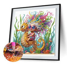 Load image into Gallery viewer, Diamond Painting - Partial Special Shaped - Funny old lady (30*30CM)
