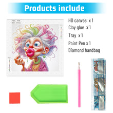 Load image into Gallery viewer, Diamond Painting - Partial Special Shaped - Funny old lady (30*30CM)
