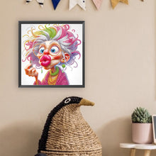 Load image into Gallery viewer, Diamond Painting - Partial Special Shaped - Funny old lady (30*30CM)

