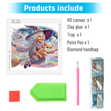 Load image into Gallery viewer, Diamond Painting - Partial Special Shaped - Funny old lady (30*30CM)
