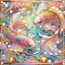 Load image into Gallery viewer, Diamond Painting - Partial Special Shaped - Fish (30*30CM)
