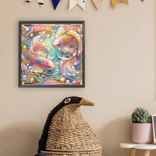 Load image into Gallery viewer, Diamond Painting - Partial Special Shaped - Fish (30*30CM)
