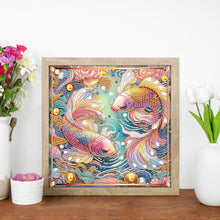 Load image into Gallery viewer, Diamond Painting - Partial Special Shaped - Fish (30*30CM)
