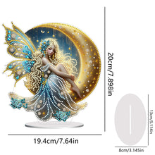 Load image into Gallery viewer, Acrylic Moon Fairy 5D DIY Diamond Art Tabletop Decorations for Home Office Decor

