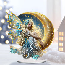 Load image into Gallery viewer, Acrylic Moon Fairy 5D DIY Diamond Art Tabletop Decorations for Home Office Decor
