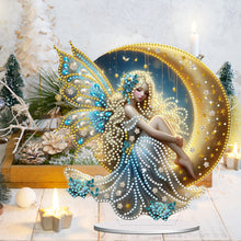 Load image into Gallery viewer, Acrylic Moon Fairy 5D DIY Diamond Art Tabletop Decorations for Home Office Decor
