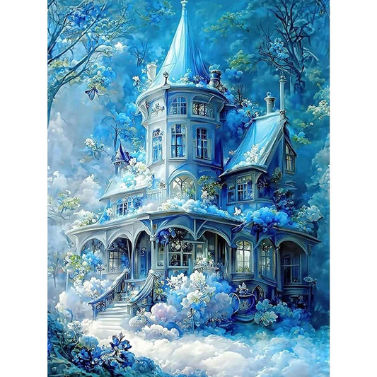 Diamond Painting - Full Square - Blue castle (30*40CM)