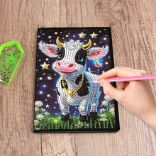 Load image into Gallery viewer, Cute Animal 5D Diamond Painting Notebook Diamond Art Dairy Book for Adults Kids
