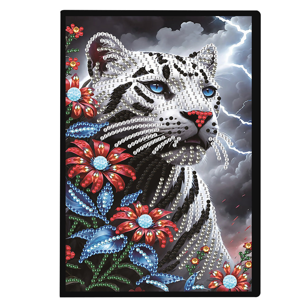 Cute Animal 5D Diamond Painting Notebook Diamond Art Dairy Book for Adults Kids