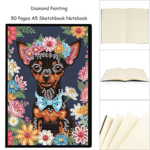 Load image into Gallery viewer, Cute Animal 5D Diamond Painting Notebook Diamond Art Dairy Book for Adults Kids
