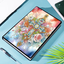 Load image into Gallery viewer, Flower Cross 5D Diamond Painting Notebook Diamond Art Dairy Book for Adults Kids
