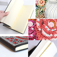 Load image into Gallery viewer, Flower Cross 5D Diamond Painting Notebook Diamond Art Dairy Book for Adults Kids
