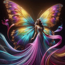 Load image into Gallery viewer, Diamond Painting - Full Round - Butterfly fairy (30*30CM)
